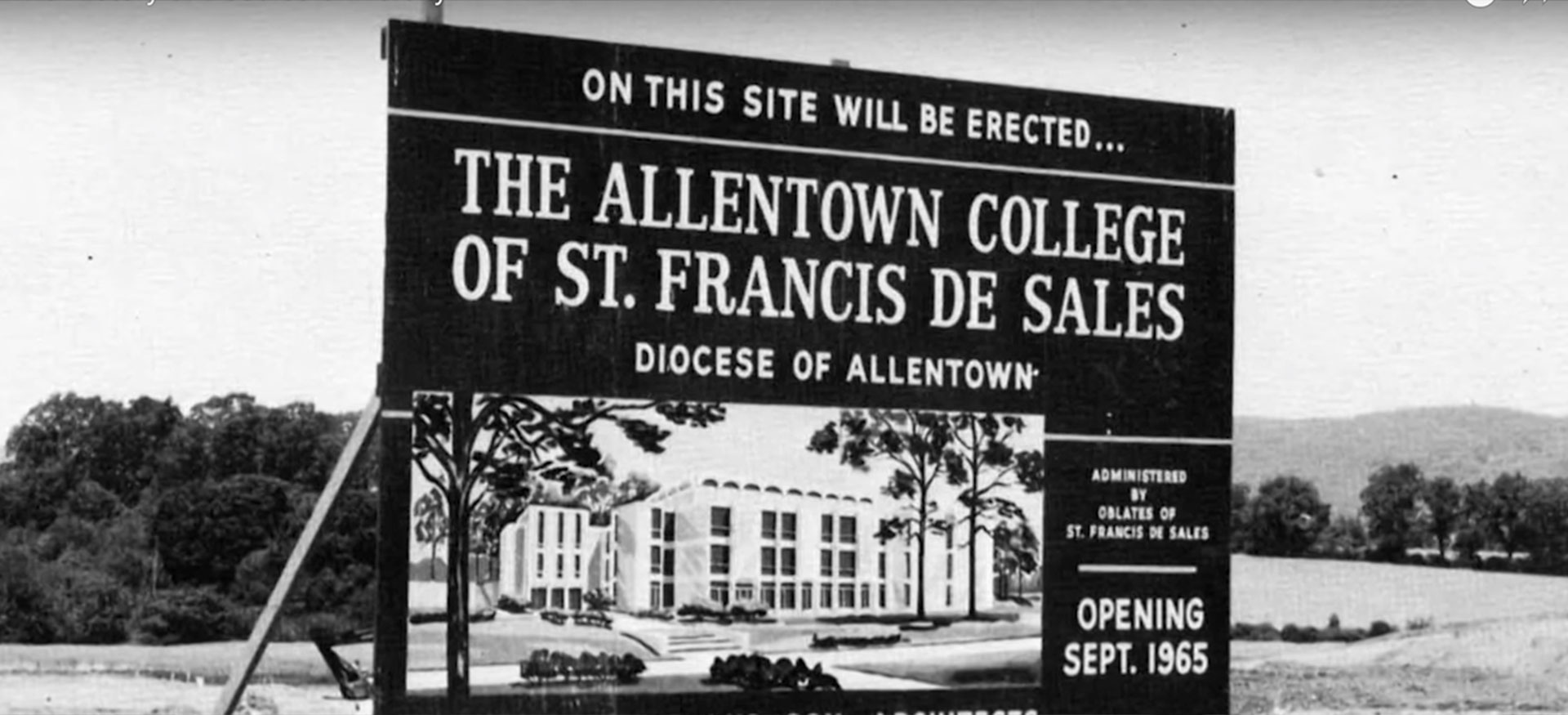 Future Site of Allentown College St. Francis de Sales